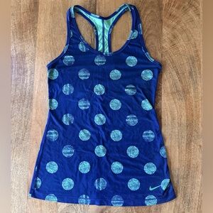 Nike Dri-FIT Racerback Tank Top Blueish Purple Teal